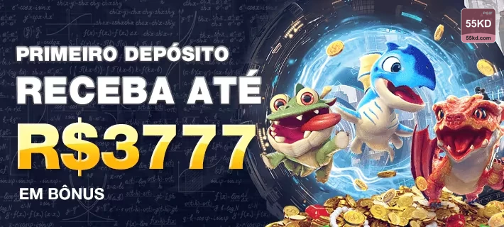 55kd — bloco visual com foco em bônus, com contraste alto para conversão, pensado para aproximar o jogador de campanhas